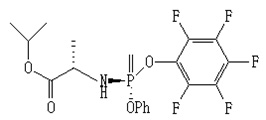 N-[(S)-(2,3,4,5,6-五氟苯氧基)苯氧基磷?；鵠-L-丙氨酸異丙酯